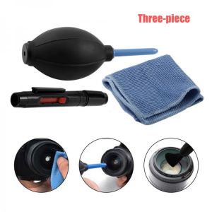 1 Set Cloth Brush and Air Blower In Digital Camera Cleaning kit Dust Photography Professional Cleaner Air Blower HOT