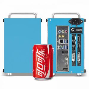 METALFISH T60  A4 Mini-ITX case gaming computer white chassis Mini PC computer transpare case USB3.0 Pink/blue small SFX chassis