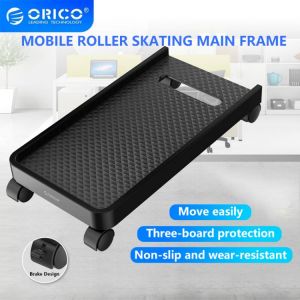 ORICO Computer Host Bracket with Wheels Mobile Adjustable Computer Towers PC Stand with Wheels Stable For Computer Cases  Stand