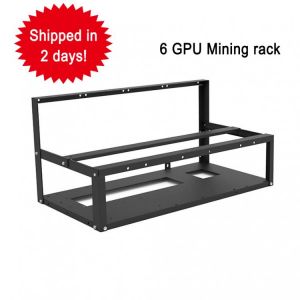 6 GPU 8 GPU Open-pit Mining Machine Frame Case Mining Coin Ring Support Bracket Case Frame Transfer Mining Rack