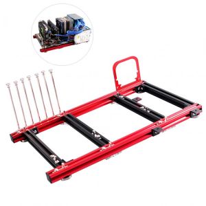 DIY PC Case Mini Aluminum Alloy Computer Open Frame for ITX / M-ATX / ATX Motherboard PC Case DIY Computer Case Accessories