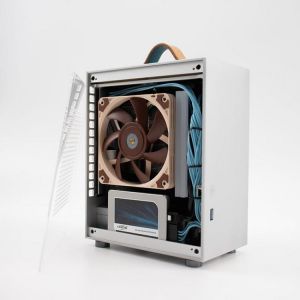 Best PC ITX Gamer Case Aluminum Mini Frame Cooler Suitcase Mini Empty Cabinet Desktop Computer HTPC Loli1 A4