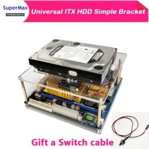 DIY PC Overclock Test Bench Open Frame For ITX Computer Mini PC HTPC Air Case Bracket DIY Bare support install hard disk