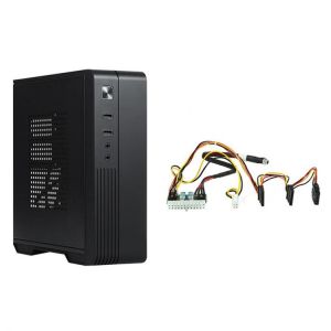 MX02 Mini ITX Case with 150W 12V Power Board HTPC Chassis Computer Case USB2.0 ITX Enclosure Industrial Control Chassis