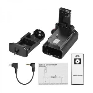 ABS Vertical Grip Holder With 1/4" screw hole EN-EL 14 Battery Powered for Nikon D5100 D5200 DSLR Camera