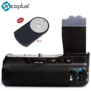 Mcoplus BG-550D Vertical Battery Grip Holder for Canon EOS 550d 600d 650d 700d T5i T4i T3i T2i Camera as BG-E8 Meike MK-550D
