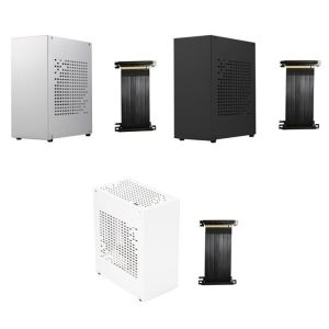 A07 Mini ITX Computer Case Chassis HTPC Host Case USB3.0 ITX Enclosure with Graphics Card Extension Cable