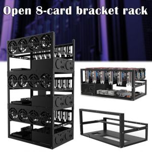 Mining Case Rack Motherboard Bracket Open Mining Rig Frame ETH/ETC/ZEC Ether Accessory Tools for 6 GPU New