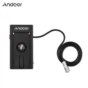 Andoer Camera DV Battery Power Supply Mount Plate Adapter for Blackmagic Cinema Pocket Camera 4K for Sony NP-F970 Battery