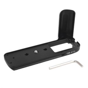 Aluminum Metal Quick Release L Plate Bracket Hand Grip for Fuji film X-T3 Camera Accessory