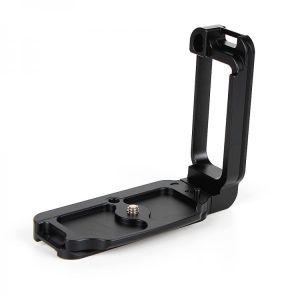 Pixco Metal Quick Release L Plate Bracket Holder Handle Metal Hand Grip Vertical External Suit for Nikon D850 Camera
