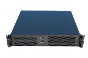 2U390 short computer case 2 USB server firewall industrial 19-inch rack  Chassis