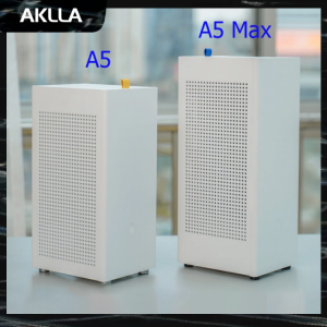 AKLLA A5 Mini ITX Computer Case Support SFX/ATX Power With PCIE 3.0 Riser Cable is Suitable For Building Small Gaming PC Desktop