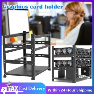 Open Mining Rig Frame for 12 GPU Mining Case Rack Motherboard Bracket ETH/ETC/ZEC Ether Accessory Tool 3 Layers New