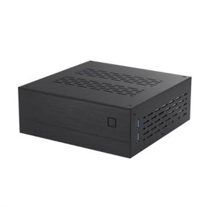 all in one place חומרה A01 Mini ITX Computer Case Chassis Aluminum Briefcase Home Theater AC-DC HTPC Computer Box Desktop PC Enclosure