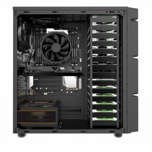 Tower 14 hard disk bit chia multi-disk storage server server chassis desktop computer main box supports ATX quasi power supply