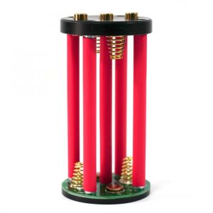 4S 18650 battery bracket battery holder makes 4pcs 18650 batteries in series and up the voltage max to 16.8v