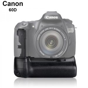 Mcoplus 60D Vertical Battery Grip BG-E9 Holder for Canon EOS 60D 60Da Camera as Meike MK-60D