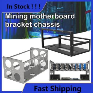 Stackable Open Mining Rig Frame Mining ETH/ETC/ZEC Ether Accessories Toolsfor 6/8/10/12 GPU Crypto Coin Bitcoin Rack Only New