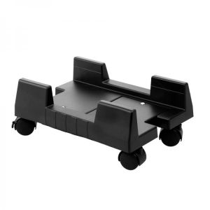 2019 New PC Case Desktop CPU Stand Holder Computer tower Rolling Wheels Adjustable Wide Mobile ABS Plastic Pulley Case Slide
