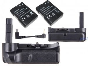 JINTU Power Battery Grip Shutter hand holder for the NIKON D5100 D5200 D5300 + 2pcs Decode EN-EL14 Battery Kit DSLR Camera