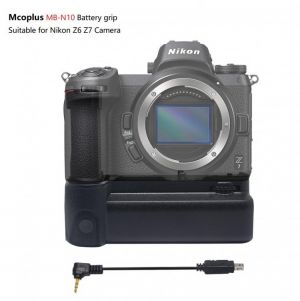 Mcoplus MB-N10 Vertical Battery Hand Grip Holder for Nikon Z6 Z7 DSLR Camera work with EN-EL15 battery