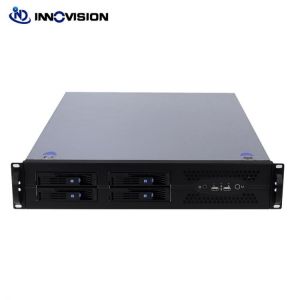 New 2U 570mm depth 4Bays rack server case max support ATX and below motherboard