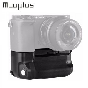 Mcoplus BG-A6300 Vertical Battery Hand Grip for Sony A6400 A6300 A6100 A6000 Camera work with 1 or 2 NP-FW50 battery