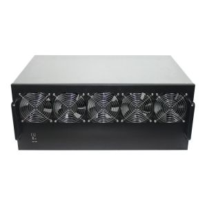 ETH Miner Case Server Frame For TB250-BTC PRO Motherboard 12 to 13 GPU Rack Computer Chassis 6U Dual Power Bit