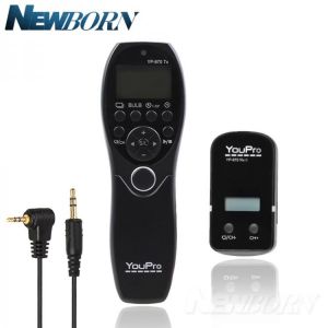 YouPro YP-870II E3 Wireless Shutter Timer Remote for Canon Rebel T7i T6s T6 T6i T5i T5 T4i T3i T3 T2i T1i EOS M6 M5 RS-60E3