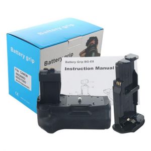 BG-E7 Equivalent Battery Grip Replacement Camera LP-E8 Batteries Holder Pack Compatible with EOS 550D/600D/650D/700D/T5I