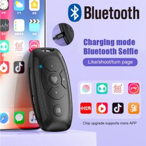 Rechargable Bluetooth-compatible Remote Control Button Wireless Controller Selfie Camera Stick Shutter Release For Phones e-book