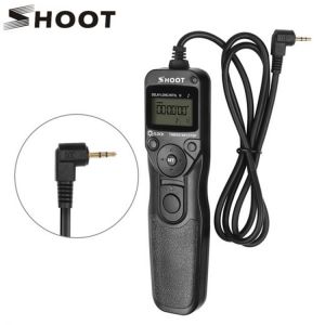 SHOOT RS-60E3 LCD Time Shutter Release Remote Control for Canon EOS 1300D 1200D 750D 650D 600D 700D 500D 350D 30D Rebel T4i