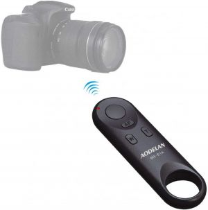 AODELAN Wireless Shutter Release Remote for EOS R5 R6 R RP M50II M6II 800D 850D 200D 200DII 250D G5X2 G7X3; Replace Canon BR-E1