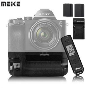 Meike MK-A7II Pro Built-In 2.4g Wireless Controllo Battery Grip With FW50 Battery Charger for Sony A7 II A7II A7SII A7MII A7RII