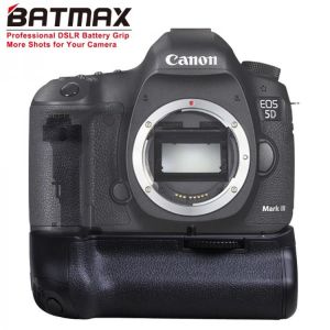 Batmax BG-E11 Battery Grip for Canon EOS DSLR 5D Mark III 5DIII 5D3 Camera BG-E11 BG-E11 Battery Grip Work with LP-E6 /AA Batte