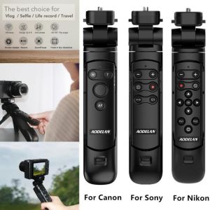 AODELAN Wireless Remote Control Grip Tripod for Sony ZV-E10 FX3 a1 a7III a7RIII; For Canon M50II R5 R6; For Nikon P950 P1000 Zfc