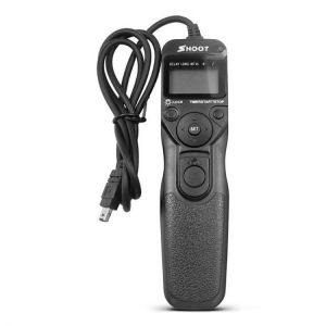 SHOOT MC-DC2 LCD Camera Timer Shutter Release Remote Control for Nikon Z7 D750 D610 D7500 D7200 D5600 D3300