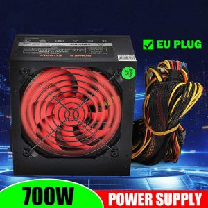 700W PCI SATA ATX 12V Gaming PC Power Supply 24Pin / Molex /Sata 12CM Fan New Computer Power Supply For BTC