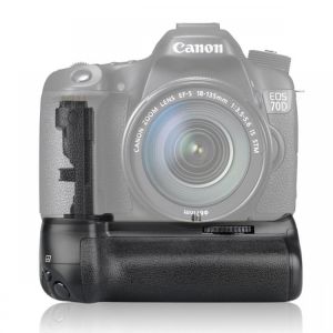MEKE Meike MK-70D BG-E14 Vertical Battery Grip Holder For C EOS 70D 80D 90D Cameras