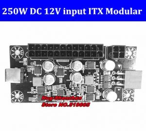 PCI-E 6pin cpu 4Pin 24pin DC ATX PSU 12V DC Input 250W Output Switch DC-DC ATX Pico PSU MINI ITX PC Power Supply For Computer