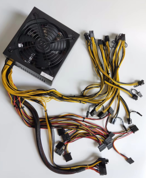 TAIFAST High Efficiency ETH Mining Power Supply 1600W For ATX Mining Machine Support 8 GPU  Mining  Power Supply