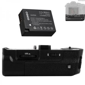 JINTU Vertical Power Battery Grip Pack +1pcs BLC12 battery For Panasonic Lumix DMC-G80 G85 DSLR Cameras Replacement DWM-BGG1