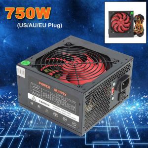 750W PSU ATX 12V Gaming PC Power Supply 24Pin / PCI /SATA /ATX  700 Walt 12CM Fan New Computer Power Supply For BTC