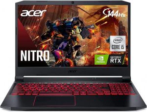Acer Nitro 5 AN515-55-53E5 Gaming Laptop | Intel Core i5-10300H | NVIDIA GeForce RTX 3050 Laptop GPU | 15.6" FHD 144Hz IPS Di