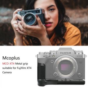 Mcoplus MCO-XT4 Metal Handle Grip for Fuji Fujifilm XT4 X-T4 Camera Vertical Quick Release L Plate