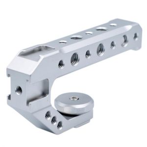 Retail Camera Handle Grip,Universal DSLR Camera Rig Hand Grip Camera Top Handle with 3 Cold Shoe 1/4Inch 3/8Inch Threaded Holes