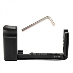 JINTU Camera Accessories L-Plate Bracket Metal Quick Release Plate 1/4 Screw Mount for Fujifilm Fuji XT100 X-T100 Camera