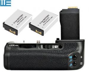 BG-E18 Battery Grip + 2x LP-E17 Battery for Canon EOS 750D 760D T6i T6s X8i 8000D DSLR Camera.
