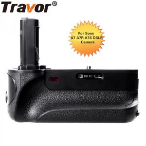 Travor Battery Grip Professional vertical battery grip holder with IR Function for Sony A7 A7R A7S replacement VG-C1EM